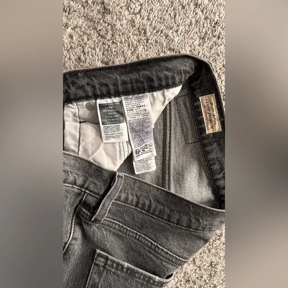 NWOT Levi's Premium 501 Women's Straight Gray Denim Button Fly Jeans W27 L28 - Picture 13 of 15